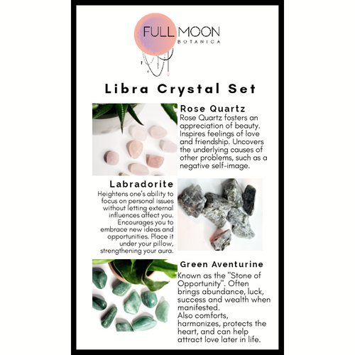 ♎ Libra crystal set