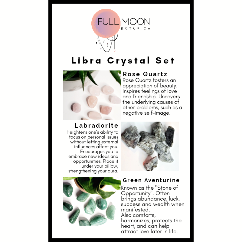 ♎ Libra crystal set