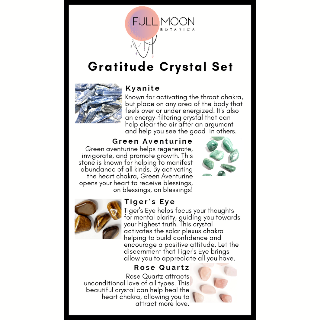 Gratitude Crystal Set